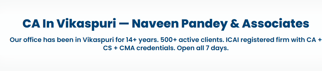 CA Naveen Pandey & Associates